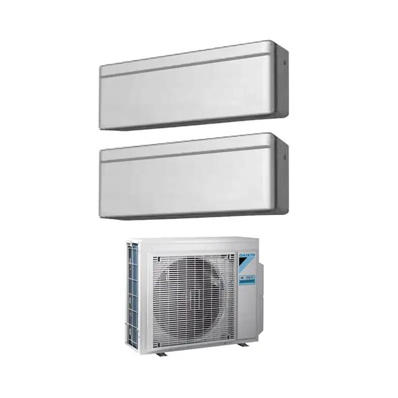 Daikin Condizionatore Stylish Silver Dual Split Inverter 5+15 5000+15000 Btu Wifi A+++ R32 2mxm50a