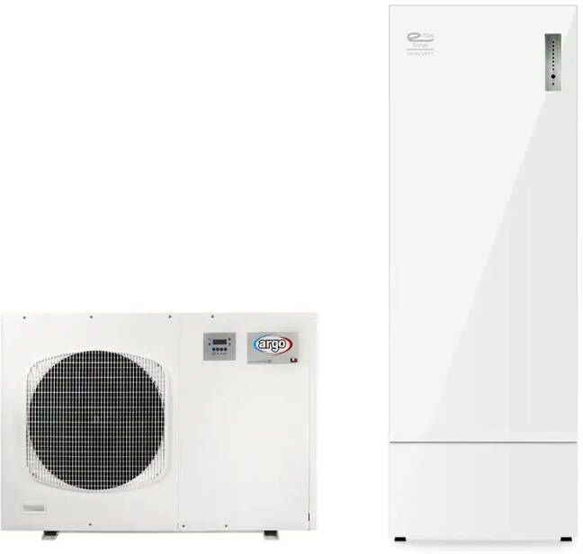 Argo Sistema A Pompa Di Calore Im 8 Kw Con Inverter E Accumulo Acs Emix Tank 200 Litri