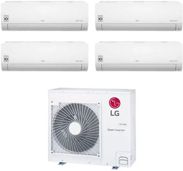 LG Climatizzatore Libero Smart Wifi Quadri Split 7000+7000+9000+9000 Btu Inverter In R32 Mu4r25 A++