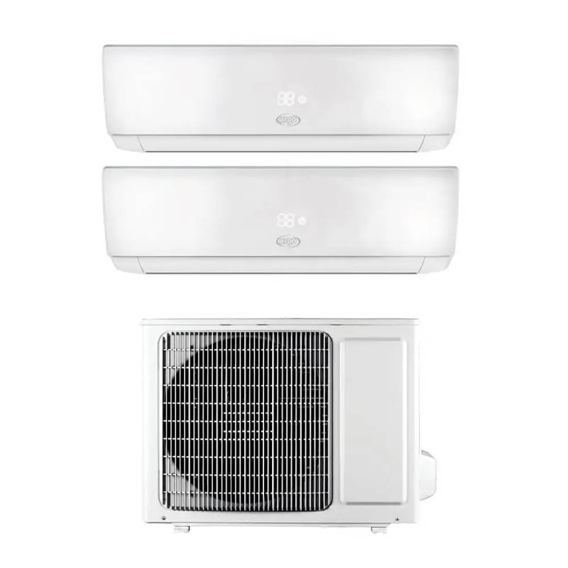 Argo Climatizzatore Ecowall Wifi Dual Split Da 12000+12000 Btu Con Inverter In R32 A++