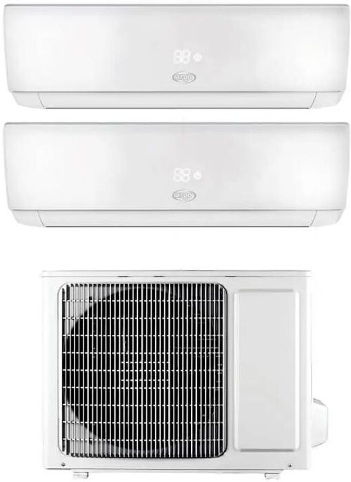 Argo Climatizzatore Ecowall Wifi Dual Split Da 9000+18000 Btu Con Inverter In R32 A++