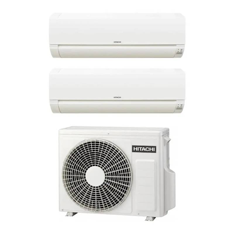 Hitachi Climatizzatore Dodai Frostwash Dual Split Da 9000+9000 Btu Inverter In R32 Ram-40ne2f In A++