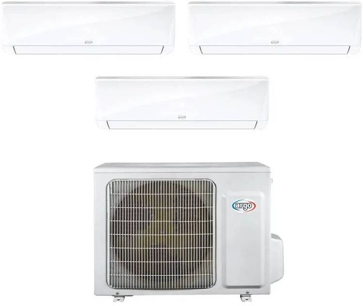 Argo Climatizzatore Ecolight Wifi Trial Split Da 9000+9000+12000 Btu Inverter Con R32 In A++