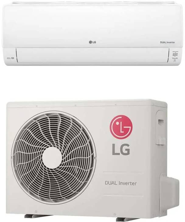 LG Climatizzatore Deluxe Da 12000 Btu Inverter In R32 In A++ Con Uv Nano, Ionizzatore E Wi-Fi Thinq