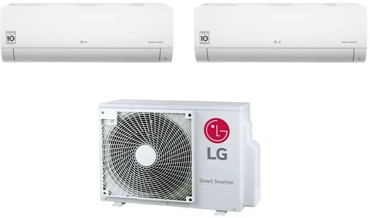 LG Climatizzatore Libero Smart Wifi Dual Split 9000+12000 Btu Inverter In R32 Mu3r19 A+++