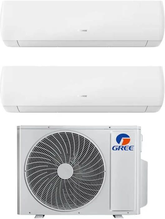 Gree Condizionatore Dual Split Con Inverter Da 12000+12000 Muse In A++ Con R32 Gwhd(18)Nk6oo