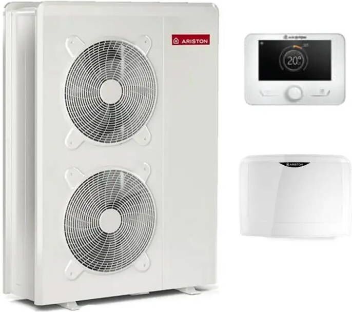 Ariston Pompa Di Calore Monoblocco Aria-Acqua Inverter Nimbus Pocket M Net 150 R-32 Monofase 3301876 Classe A+++ Wifi