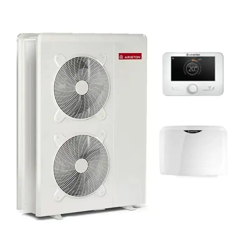 Ariston Pompa Di Calore 12 Kw Monoblocco Aria-Acqua Inverter Nimbus Pocket M Net 120 R-32 Monofase 3301874 Classe A+++ Wifi