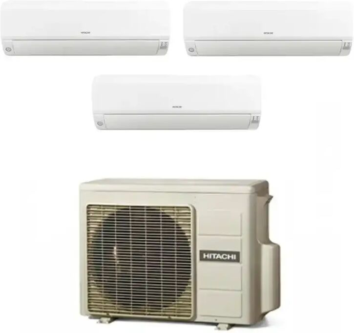 Hitachi Climatizzatore Performance Trial Split Da 9000+9000+12000 Btu Inverter In R32 A+++ Ram-53np3e