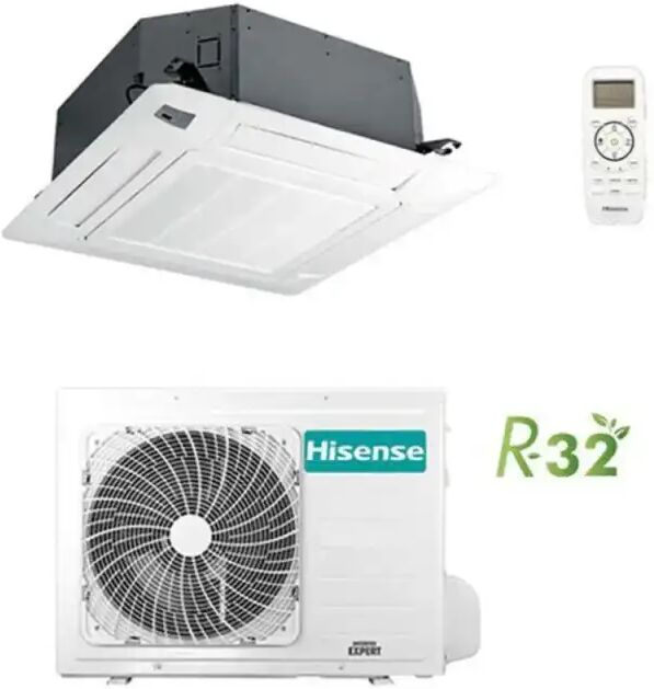 Hisense Climatizzatore Serie Turbo Cassetta Round Flow R32 24000 Btu Act71ur4rjc8 Inverter In A++