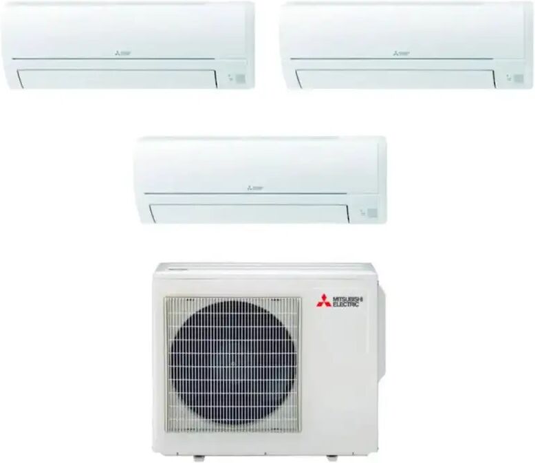 Mitsubishi Climatizzatore Bt Trial Split 9000+9000+9000 Btu Con Inverter In R32 Wi-Fi Incluso In A+++ Mxz-3f54vf3