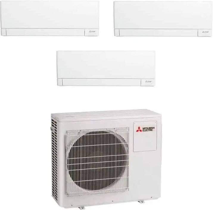 Mitsubishi Climatizzatore Ay Trial Split 9000+9000+9000 Btu Con Inverter In R32 Wi-Fi Incluso In A+++ Mxz-3f54vf3