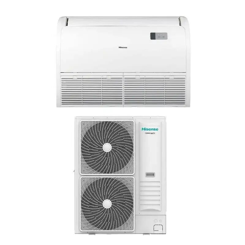 Hisense Condizionatore Pavimento Soffitto 42000 Btu Inverter Trifase In R-32 Serie Turbo Auv125ur4