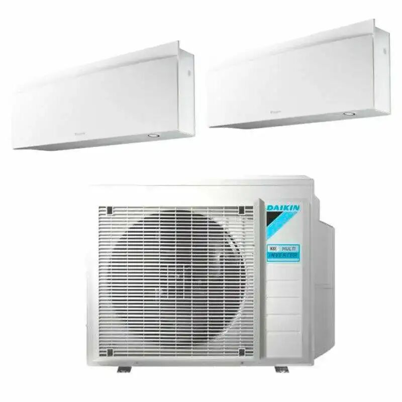 Daikin Climatizzatore Dual Split Inverter Emura White Iii 12+12 12000+12000 Btu A+++ Wifi R32 Bluevolution 2mxm68a