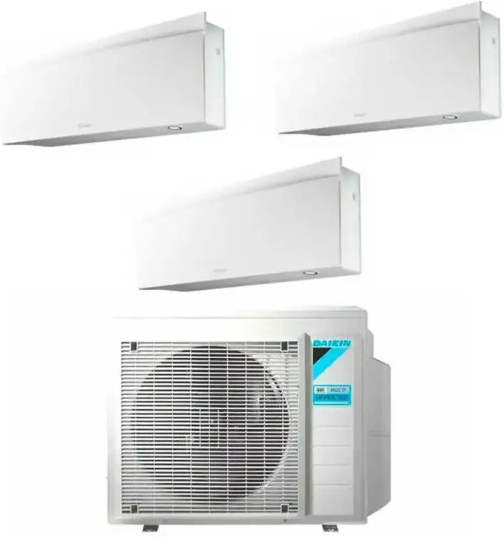 Daikin Climatizzatore Trial Split Inverter Serie Emura White Iii 7+7+9 7000+7000+9000 Btu A+++ Wifi R32 3mxm52a