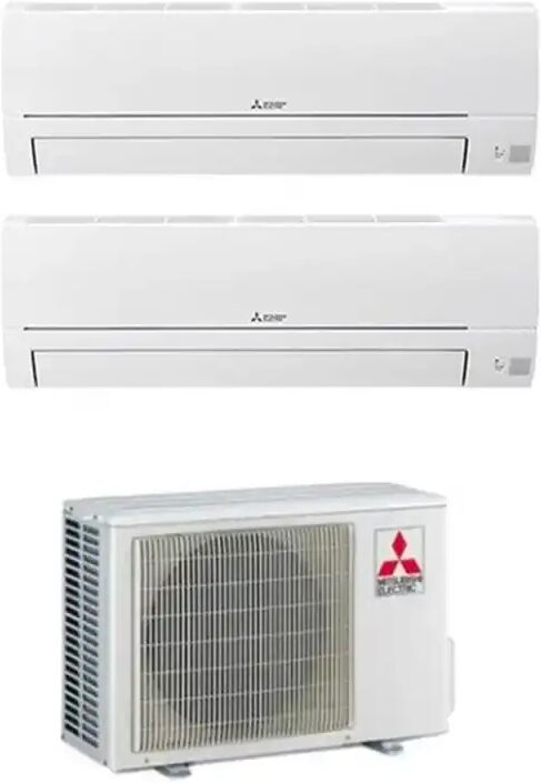 Mitsubishi Climatizzatore Bt Dual Split 7000+7000 Btu Con Inverter In R32 Wi-Fi Incluso In A++ Mxz-2f33vf3