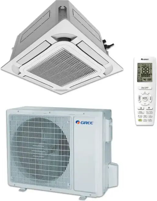 Gree Climatizzatore A Cassetta Da 18000 Btu Con Inverter In R32 Gud50t1