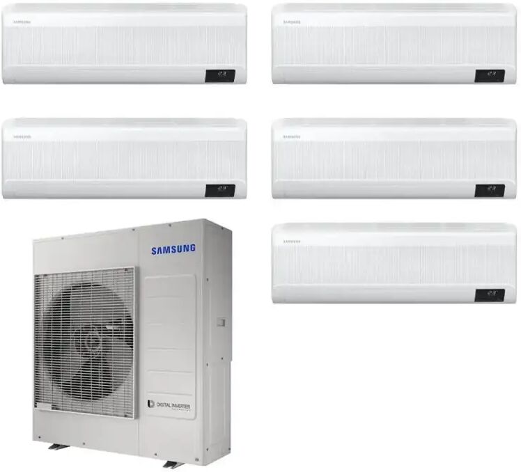 Samsung Climatizzatore Windfree Avant Wifi Penta Split 7000+7000+7000+12000+12000 Btu Inverter In R32 Aj100txj5kg