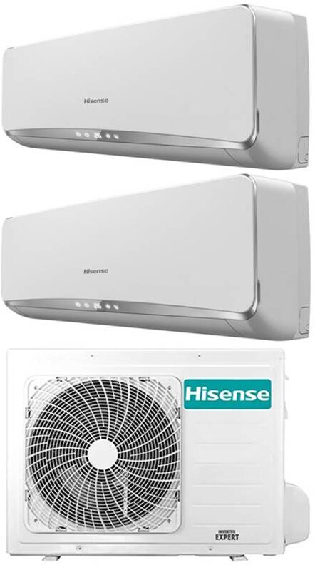 Hisense Climatizzatore Inverter New Easy Dual Split 9000+18000 Btu 3amw62u4rjc R-32 A++ Outlet