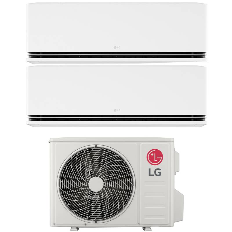 LG Climatizzatore Dualcool Premium Wifi Dual Split 9000+9000 Btu Inverter R32 Mu3r19 In A+++