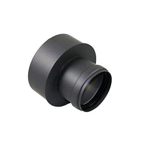 Adorosol Vertriebs GmbH Uitbreiding van 80 ver tot 130 smalle pellet in zwart of grijs Ø 80 mm kachelpijp voor pelletkachels zwart