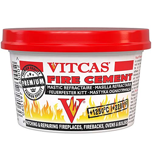 VITCAS FIRE CEMENT-500g voor open haarden, kachels, ketels