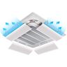 EHEIN Airco deflector Airconditioner Windscherm Centrale airconditioning Uitlaat Windscherm, Voorkom direct blazen, Kantoor Plafond Airconditioning Windrichting Deflector, Plafond Airconditioning Scherm (C