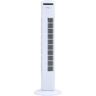 vidaXL Ventoinha pedestal controlo remoto e temporiz. Φ24x80 cm branco