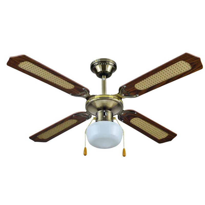 Infiniton vt-rm106 ventoinha de teto com luz e comando 50w bronze