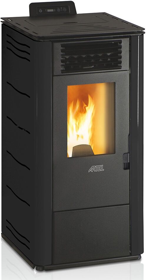 Artel Salamandra De Pellets 7kw Easy S (preto) - Artel