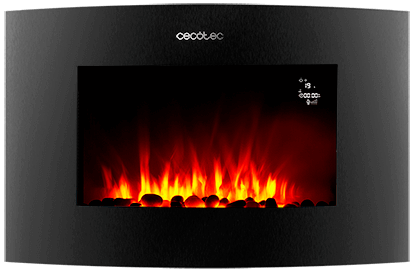 Cecotec Lareira Elétrica Ready Warm 3550 Curved Flames Connected 2000w 35" - Cecotec
