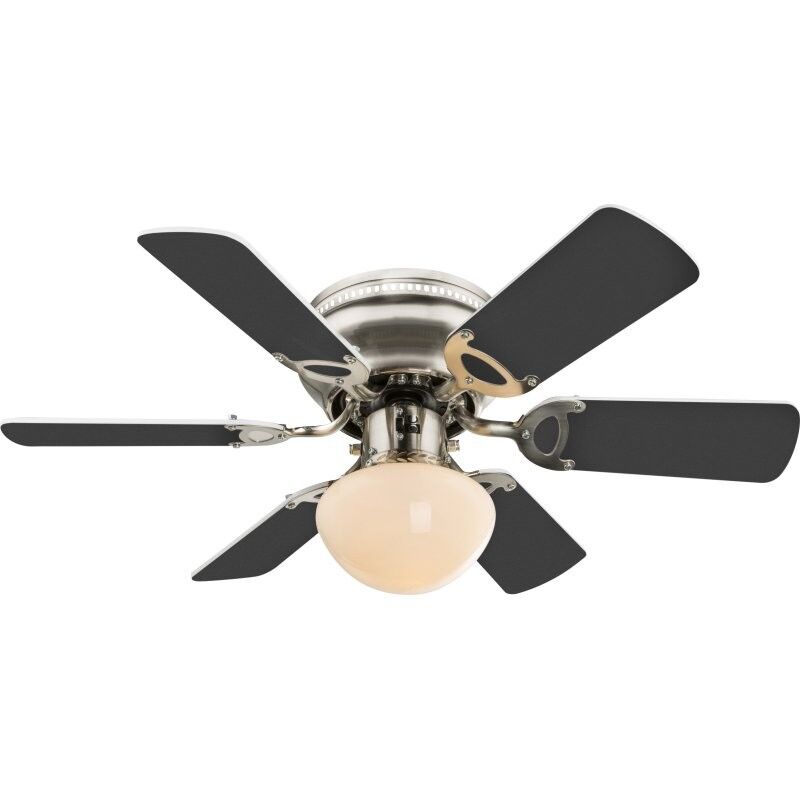 Globo 0307W stropné svietidlo s ventilátorom Ugo 1x60W   E27 - s ťahovým vypínačom