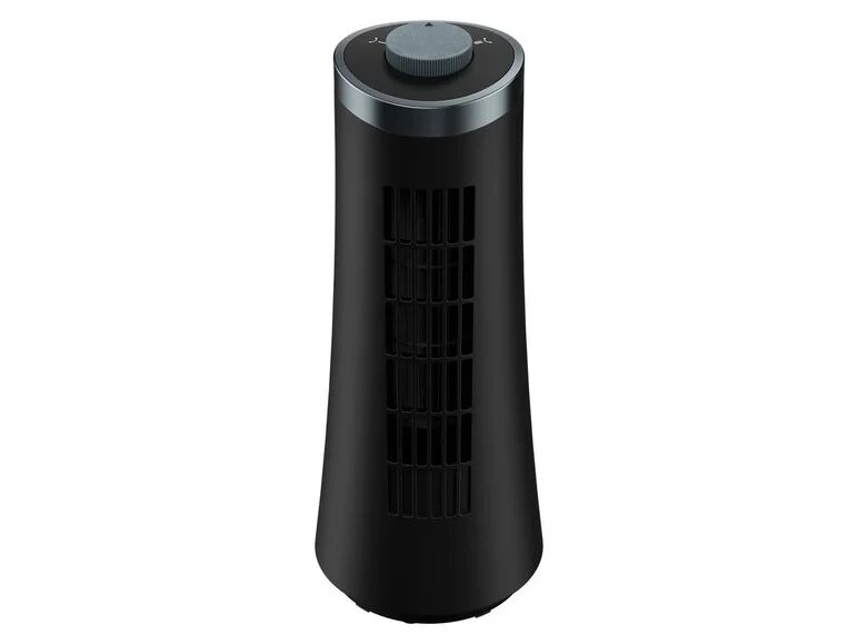 SILVERCREST® Vežový miniventilátor (čierna)