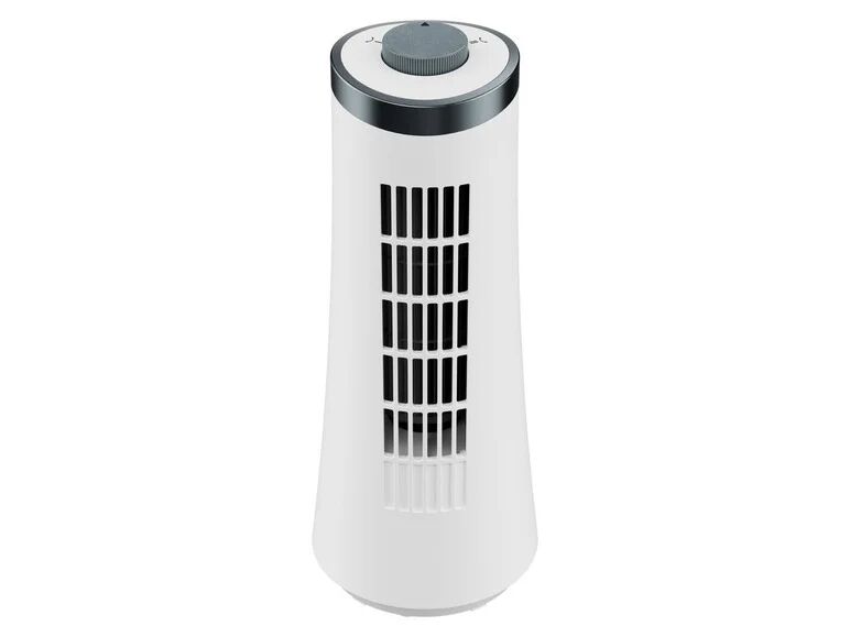 SILVERCREST® Vežový miniventilátor (biela)