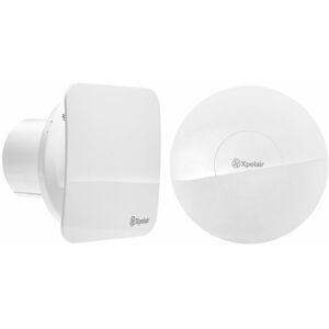 Simply Silent Contour Extractor Fan Timer Humidistat 4 White Recessed - White - Xpelair