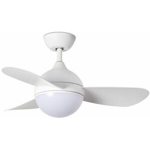 Faro Lighting Hvar White Ceiling Fan with LED Light