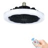 SHEIN 1pc Multifunctional Fan Light Black and White one-size