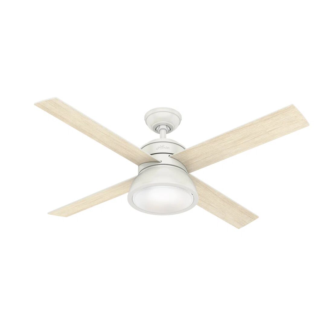 Photos - Fan Hunter  132Cm 4 - Blade Ceiling  with Remote Control and Light Kit I