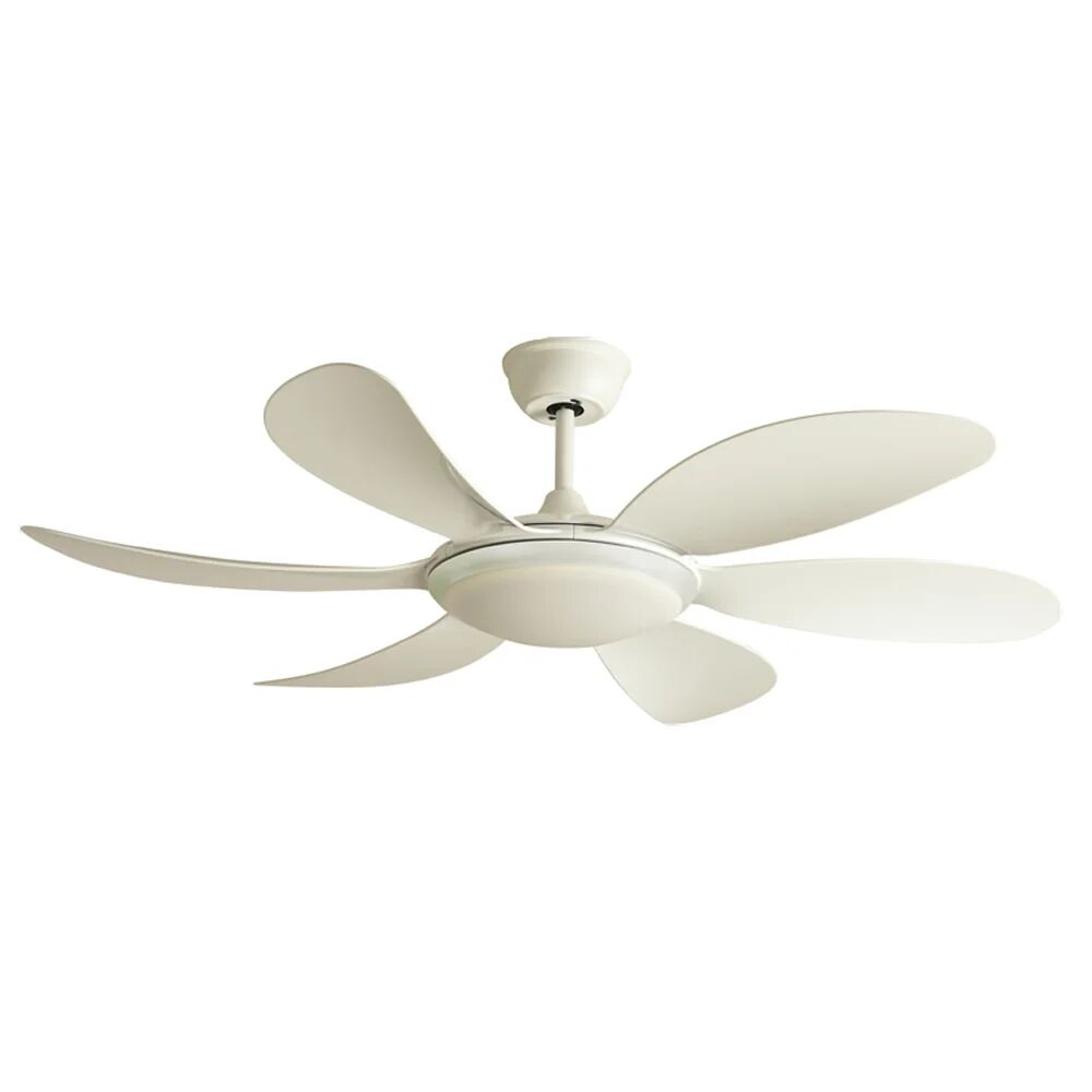 Photos - Fan Ophelia & Co. 115cm Nia 5 Blade LED Ceiling  with Remote white 35.0 H x