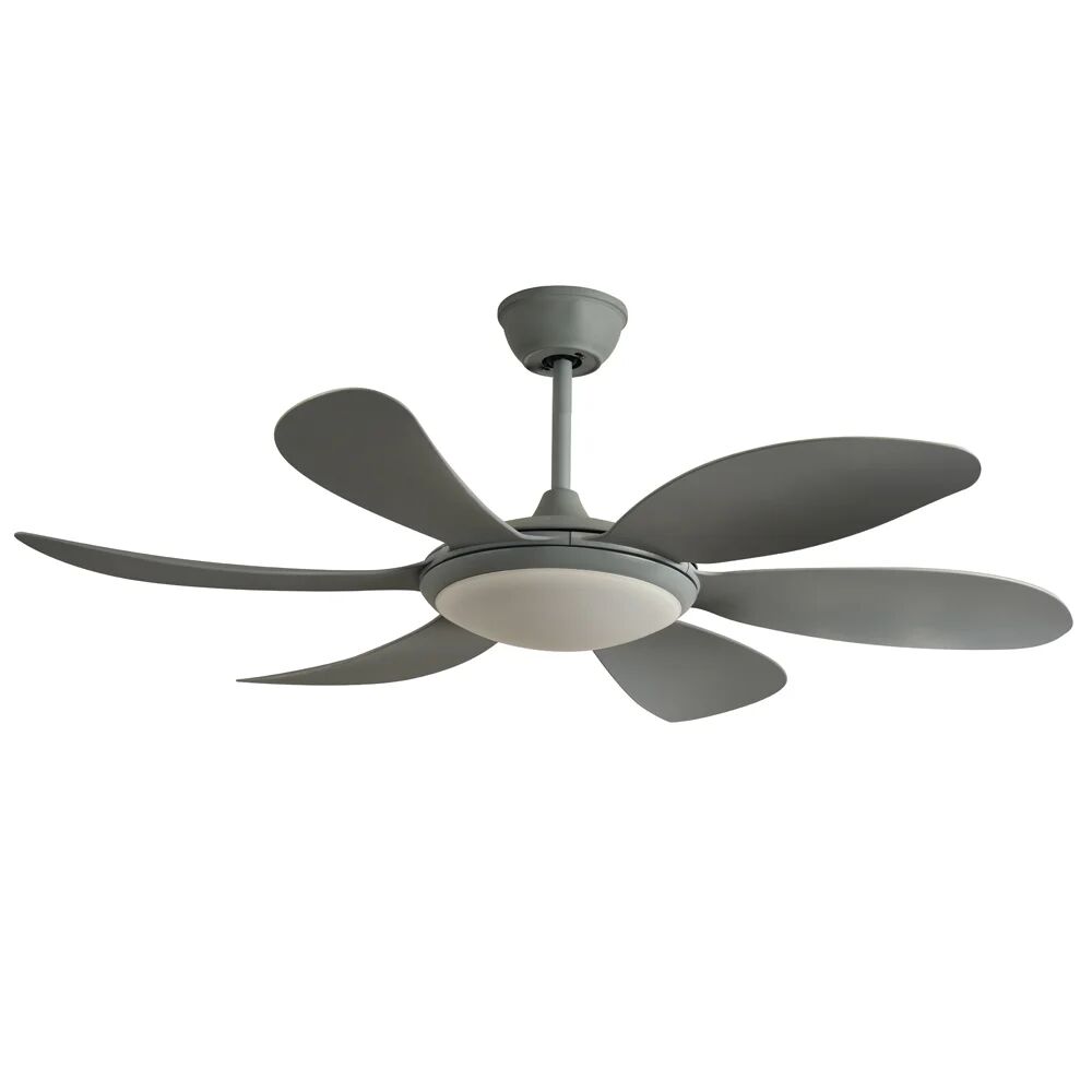 Photos - Fan Ophelia & Co. 115cm Nia 5 Blade LED Ceiling  with Remote gray 35.0 H x