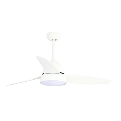 Corrigan Studio Doretha 3 Blade LED Ceiling Fan with Remote Corrigan Studio  - Size: Rectangle 140 x 200cm