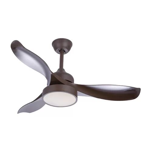 Symple Stuff 107cm 3 Blade LED Ceiling Fan with Remote Symple Stuff  - Size: 40cm H x 28.5cm W x 28.5cm D
