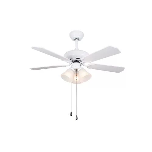 ClassicLiving 132cm Skua 5 Blade Ceiling Fan ClassicLiving Finish: White Medium