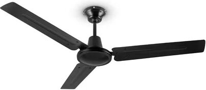 Klarstein 122cm Spin Doctor 3 Blade Ceiling Fan Klarstein Finish: Black  - Size: 30 cm H x 80 cm W