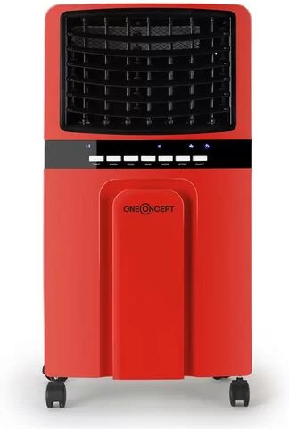 oneConcept Baltic OneConcept Portable Air Conditioner with Remote Control oneConcept Finish: Red  - Size: 1cm H X 3cm W