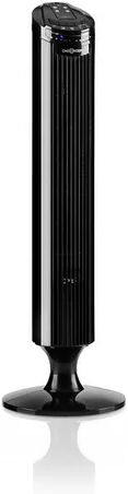 oneConcept Blitzeis OneConcept 85cm Oscillating Tower Fan oneConcept Colour: Black  - Size: 91.4 cm H x 61 cm W