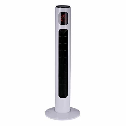 Belfry Heating Karlie 96cm Oscillating Tower Fan Belfry Heating Finish: White 120cm H X 98cm W X 80cm D