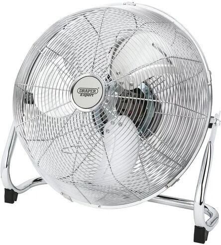 Draper Industrial 41.5cm Ocillating Floor Fan Draper  - Size: 88cm H X 32cm W X 37cm D