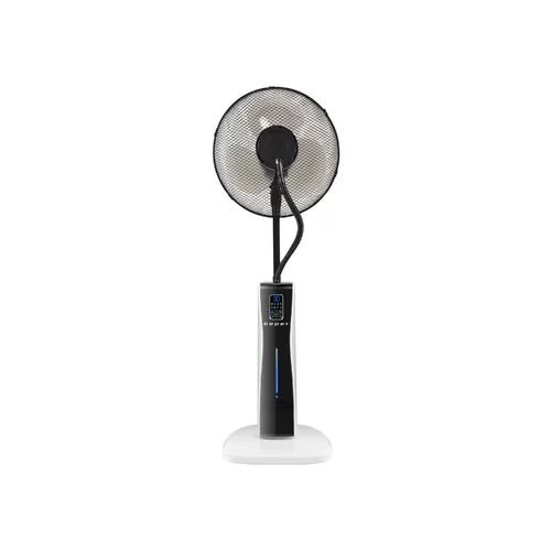 Beper Mist Touch Screen Oscillating Pedestal Fan Beper  - Size: 2cm H X 15cm W X 22cm D