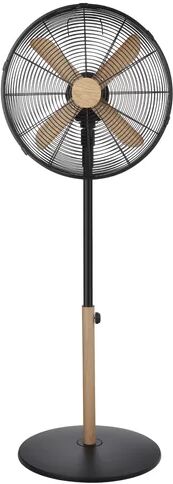 Russell Hobbs 125cm Oscillating Pedestal Fan Russell Hobbs Colour: Black/Brown  - Size: 25cm H X 44cm W X 35cm D